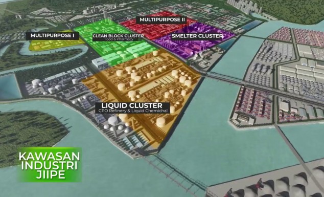東爪哇省工業園區JIIPE經過國際貿易區，成為爪哇島貿易的主要門戶