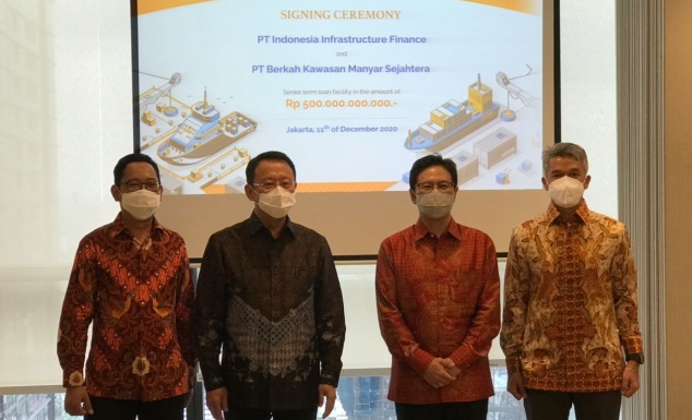 Signing of IDR 500 billion loan