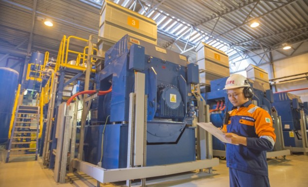 JIIPE工业园区的完整设施，包括拥有自己的电厂