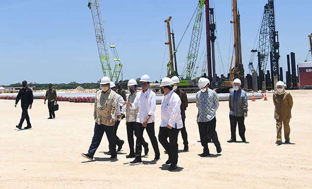 Groundbreaking Freeport Smelter at JIIPE KEK Gresik, Jokowi: This is the Biggest in the World