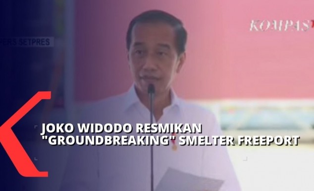 President Jokowi Inaugurates the Groundbreaking of PT Freeport Indonesia's Smelter at Gresik SEZ
